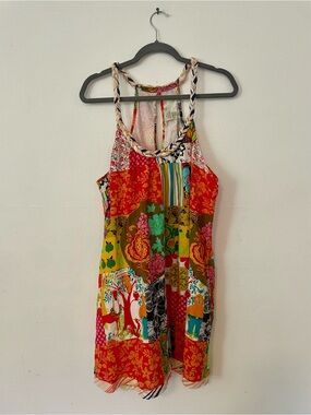 Blue Planet Bohemian Mini Dress